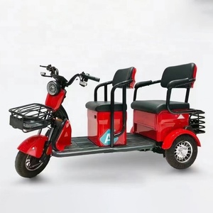 Elderly Three Wheeled Electric Scooter 60V Double Row Three Wheeled Motorcycle Open Electric Tricycle - Product Image 2