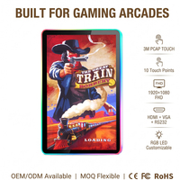 Monitor Táctil PCAP Premium Personalizado de 32 Pulgadas con Pantalla LED Halo para Juegos, Pantalla Táctil Interactiva para Gabinete de Máquinas de Juegos de Habilidad