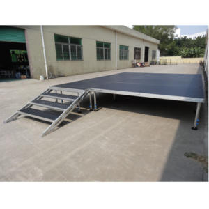 Escenario móvil de aluminio ajustable con sistema de estructura de techo para eventos - Product Image 1