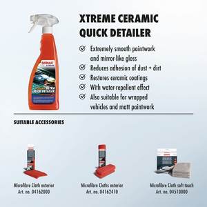 Sonax Xtreme Ceramic Ultra Slick Detailer 750ml, améliorant et scellant rapide pour la peinture automobile, pour une finition super lisse - Product Image 2