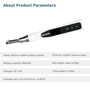 Implant dentaire clé dynamométrique électrique universelle 16 pièces pièce à main tournevis outils de réparation de dentisterie - Product Image 5