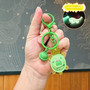 Portachiavi Ecologico in Resina a Forma di Tartaruga Cartoon Luminescente, Accessori Carini per Coppie - Product Image 3