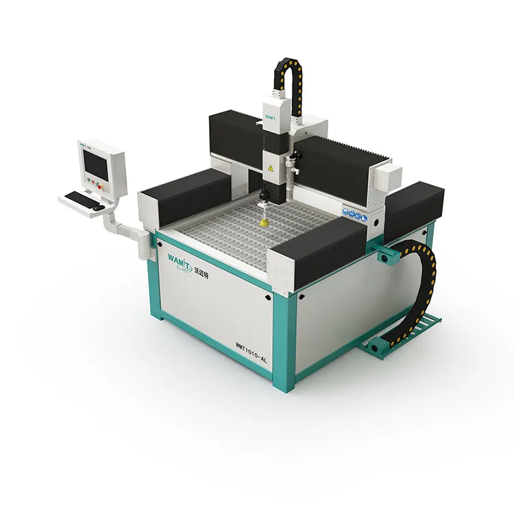 Small water jet cutting machine for steel cutting