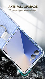Funda Transparente con Anillo y Soporte Plegable para Samsung Galaxy Z Flip 7 Flip 5, Carcasa Protectora Antigolpes para Z Flip 3 - Product Image 5