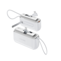 Batterie externe portable mini personnalisée 10000 mAh PD 22,5 W avec support de chargeur de téléphone pour iPhone 17 – Modèle exclusif