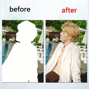 Custom Water-Sensitive Anime Star Greeting Cards with Coated <b>Paper</b> and Hot Stamping Display <b>Patterns</b> Activated by Water - Product Image 5