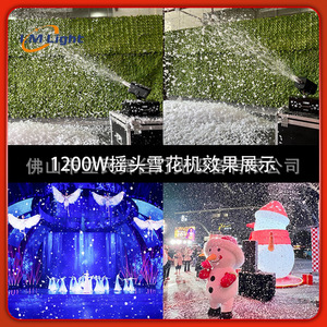 Máquina de Nieve Oscilante Lmlight de 1200W con Control Remoto, Generador de Nieve para Efectos Escénicos - Product Image 5
