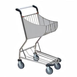 Carro de equipaje de aeropuerto de aluminio con plataforma de tres ruedas, carrito de compras, equipaje de pasajero, OEM - Product Image 5