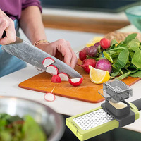 YIGO EN STOCK : Trancheuse à ail multifonctionnelle, mandoline, hachoir à légumes, ail et gingembre