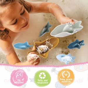 Lot de jouets de bain éducatifs unisexes en silicone pour bébés et tout-petits, idéal pour la plage et le sable - Product Image 5