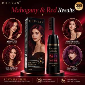 CHU·YAN สีย้อมผมแฟชั่นสีน้ำตาลคาราเมล -เฉดสีที่ดูหรูหราพร้อมการดูแลบำรุงอย่างล้ำลึก - Product Image 1
