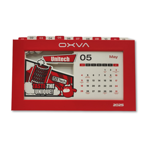 2026 bàn lịch Glossy nhiều lớp lá vàng dập nổi với xốp lót bảng Top cứng nhắc hộp tráng giấy món quà hoàn hảo - Product Image 1