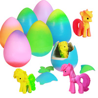 Nouvelles Bombes de Bain Écologiques Arc-en-ciel Licorne en Forme d'Œuf à Éclore, Ingrédients 100% Biologiques, Coffret Cadeau de Luxe 4-6