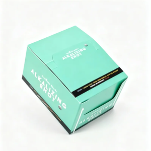 Boîte de présentation en papier <span class=keywords><strong>Venus</strong></span> embossée, élégante, écologique, imperméable, portable, turquoise, avec trou de suspension, ouverture frontale - Product Image 2