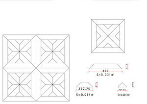 Suelo de Madera de Roble Blanco Pulido, Tarima Compuesta, Clasificación de Superficie AB, para Sala de Estar - Product Image 3