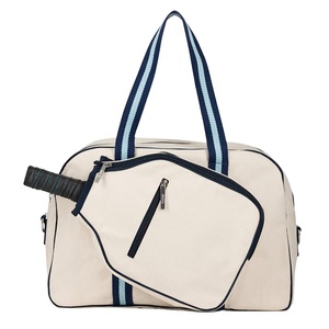 Sac de sport unisexe personnalisé pour raquette de pickleball, léger, pliable, avec doublure en toile et PU, sac à bandoulière décontracté pour femme - Product Image 1