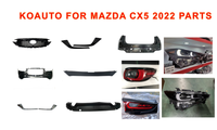 CZKOAUTO Bandes de calandre noires pour Mazda Cx5 Cx-5 2023 2024 2022 2021