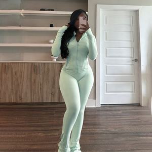 ชุดสูทคาร์ดิแกนมีซิปสำหรับผู้หญิ<span class=keywords><strong>ง</strong></span>ใหม่ฤดูใบไม้ร่วงและฤดูหนาว - Product Image 1