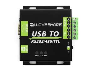 Convertisseur d'interface USB RS232/485/TTL Waveshare ARM avec isolation industrielle, compatible avec les systèmes d'exploitation Windows 10 / 8.1 / 8 / 7 / XP - Product Image 5
