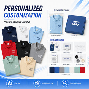 Polo personnalisé pour homme, 200 GSM, polyester et élasthanne, respirant, extensible, anti-transpiration, couleur unie, uniforme d'équipe - Product Image 5