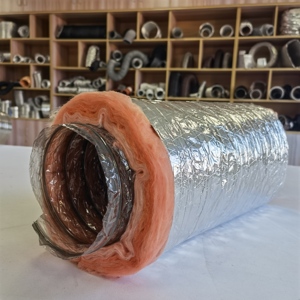 HLK-Isolierung zum Heizen und Kühlen von Kanälen 6-Zoll-Rohr mit flexiblem Kanal - Product Image 5