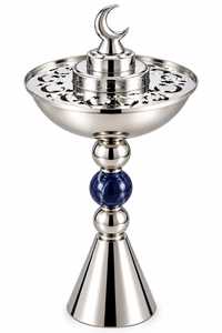 Quemador de incienso artesanal de metal y madera, cuidadosamente elaborado, diseñado para varillas de incienso, conos y para un ambiente tranquilo. - Product Image 2