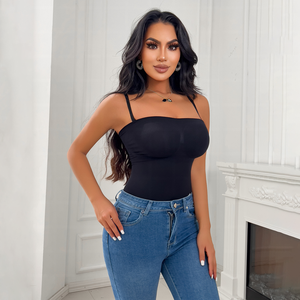 Explosive Hot Bust Nahtlose Strick korsett Abnehmbare Träger Zwei Möglichkeiten, modische tägliche Freizeit Bodi Shape wear zu tragen - Product Image 3