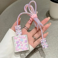 Protector de Cable con Diseño de Corazón, Funda Protectora para Cable de Datos y Cargador, Protector de Cable para Cargador de iPhone de 20W