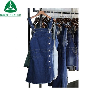 Suspenders And Long Skirt Used Clothing Bales Premium Bangkok Used Clothes - Product Image 6