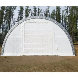 Bâtiments en tissu à double structure personnalisables avec couverture imperméable pour tente de stockage extérieure et grandes tentes d'atelier - Product Image 2