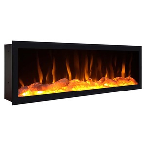 <span class=keywords><strong>Cheminée</strong></span> électrique <span class=keywords><strong>décorative</strong></span> à <span class=keywords><strong>LED</strong></span> avec effet de flamme, 3 niveaux de luminosité, télécommande, <span class=keywords><strong>sans</strong></span> chaleur, pour restaurant - Product Image 4