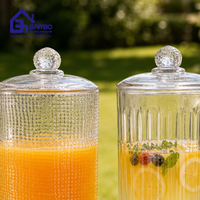 4,3L Nieuwe Glazen Wijn- en Bierdispenser Glazen Tank Water Brazilië Home Collection Sapdispensers Deksel en Kraan Op Maat