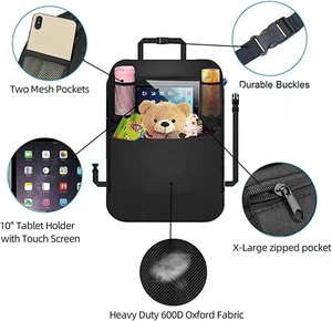 Wasserdichter Großer Auto-Organizer mit Touchscreen-Tablethalterung aus <span class=keywords><strong>Oxford</strong></span>-Material für Rücksitz und Kofferraum 4-7 - Product Image 5