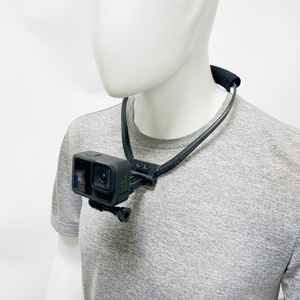 <span class=keywords><strong>Support</strong></span> de téléphone léger et réglable pour le cou, idéal pour le streaming en direct, le sport et le vlogging, compatible iPhone et <span class=keywords><strong>GoPro</strong></span>, fixation mains libres pour caméra à angle frontal - Product Image 6