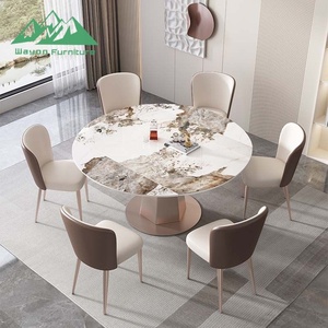 Juego <span class=keywords><strong>de</strong></span> Comedor <span class=keywords><strong>de</strong></span> Diseño Interior <span class=keywords><strong>de</strong></span> Alta Gama Wayon, Mesa <span class=keywords><strong>de</strong></span> Comedor Flexible y Expandible <span class=keywords><strong>para</strong></span> Uso en Hoteles Boutique - Product Image 5