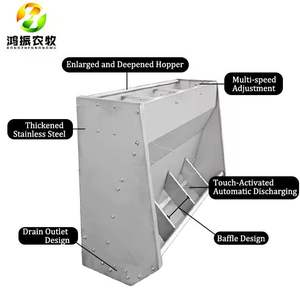 Mangiatoia per Maiali in Acciaio Inox a Singola/Doppia Faccia Multi-Velocità (Facile da Pulire) - Product Image 2