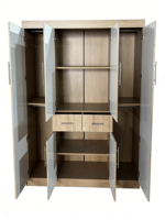 Armoire de chambre à coucher moderne YUKAI en MDF et mélamine pour usage domestique, meuble de rangement en bois pour chambre à coucher YK-861