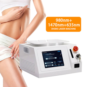 เลเซอร์ไดโอด 1470nm 980nm 2 ความยาวคลื่น ไฟเบอร์ออปติกเลเซอร์ สลายไขมัน กระชับสัดส่วน กำจัดไขมัน ลดสัดส่วน พกพาสะดวก - Product Image 1