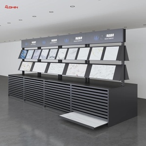 Chất lượng cao gạch đá cẩm thạch hiển thị đứng tùy chỉnh Gạch gốm Pull-out Rack hiển thị - Product Image 1