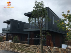 Hai Tầng Sang Trọng Cao Cấp Vận Chuyển <span class=keywords><strong>Container</strong></span> Glamping Khách Sạn Nhà Mô-đun Khu Danh lam thắng cảnh Đất Nước Căn Hộ Biệt Thự Nhà Ở - Product Image 2