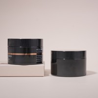 Pots en plastique PET à paroi épaisse pour crème cosmétique, couvercle en plastique, transparent de qualité supérieure, 100g/120g/150g 16Oz