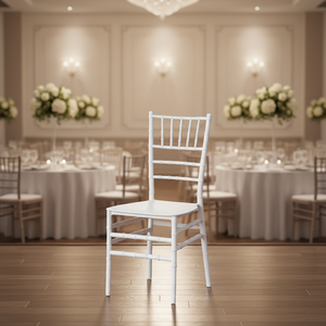 Chaises de mariage pour hôtel, en plastique PP imitation bambou, empilables, modernes, de luxe, pour salle à manger, banquet, loisirs, chaises Chiavari pour la maison - Product Image 5