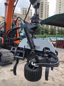 Pelle forestière arracheuse automatique d'arbres entiers machine de découpe machine de découpe fendeur de bois tête de coupe de bûches - Product Image 5