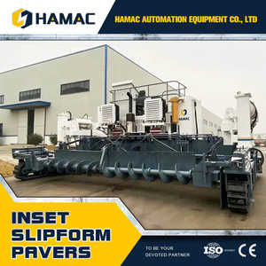 Pavimentadora de Asfalto Cp6000 de Fábrica, Pavimentadora de Asfalto para Construcción de Carreteras, Velocidad de Funcionamiento de 0-2 km/h, Pavimentadora de Forma Dividida - Product Image 1