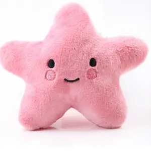 Custom Star Smiley Face Dog Vocal Plush Toy Cat Pet Toy Supplies Pets Toys and Accessories
