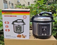 Cuisinière à riz électrique 6L avec revêtement intérieur en alliage d'aluminium, autocuiseur, appareil de cuisine ménager, vente en gros