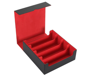 Large-Capacity Eco-Friendly Waterproof Four-Row Box 3000+ Game Card Storage Big Player Three <b>Kingdoms</b> Kill PU Leather Portable - Product Image 3