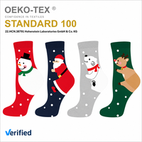 Chaussettes de sport jacquard en coton peigné OEM de haute qualité, confortables, avec logo personnalisé, idéales pour les fêtes de fin d'année et Noël