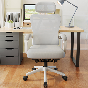 Hiện đại lưới Ghế văn phòng với tựa đầu điều chỉnh gồ ghề và Ergonomic Kim Loại Xoay thiết kế vải máy tính Ghế văn phòng - Product Image 3