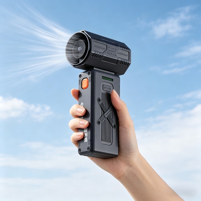 4000mAh High Speed Handheld Fan Wireless Rechargeable Ventilateur Portable Mini Usb Fan for Outdoor